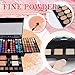 Pure Vie All-in-One Holiday Gift Makeup Set Essential Starter Bundle Include Eyeshadow Palette Lipgloss Concealer Blush Eyebrow Foundation Face Powder Eyeliner Pencil - Make up Kit for Women Full Kit