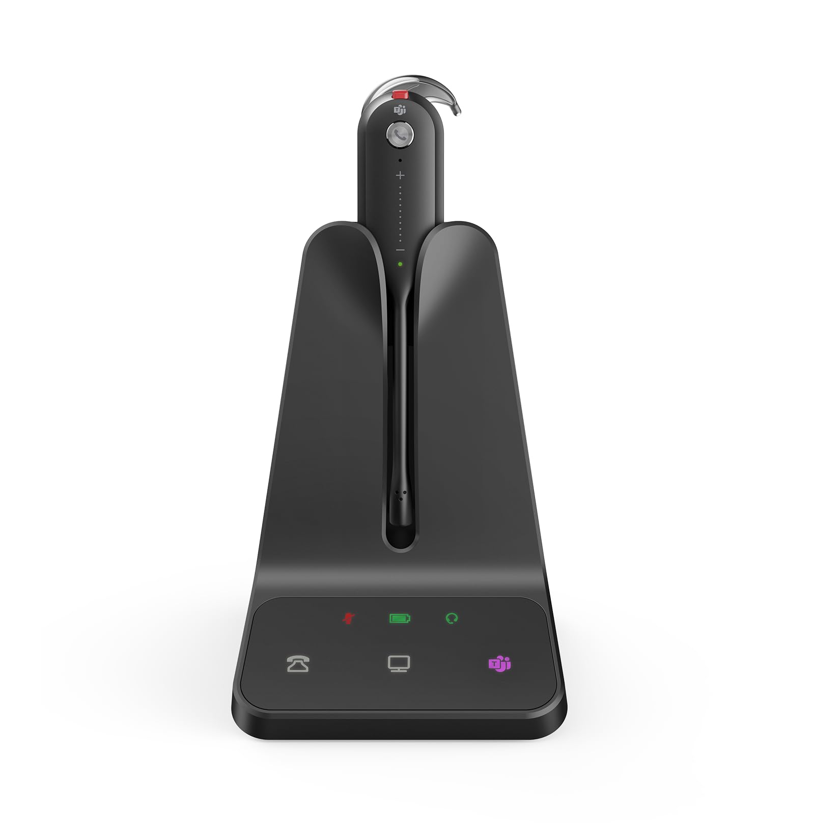 Yealink Wireless DECT Headset WH63 E2,Teams Certified,Single Ear (Mono) Convertible Headset,Connects to Desk Phone&Computer,Noise Canceling Microphone