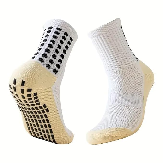 millor Athletic Sport Anti-slip Socks for Men Women Crew Length Non-slip Rubber Grip Thicken Cushion socks footballers, Rugby, Cricket, Yoga, Badminton, Baseball, Sports-picture-3