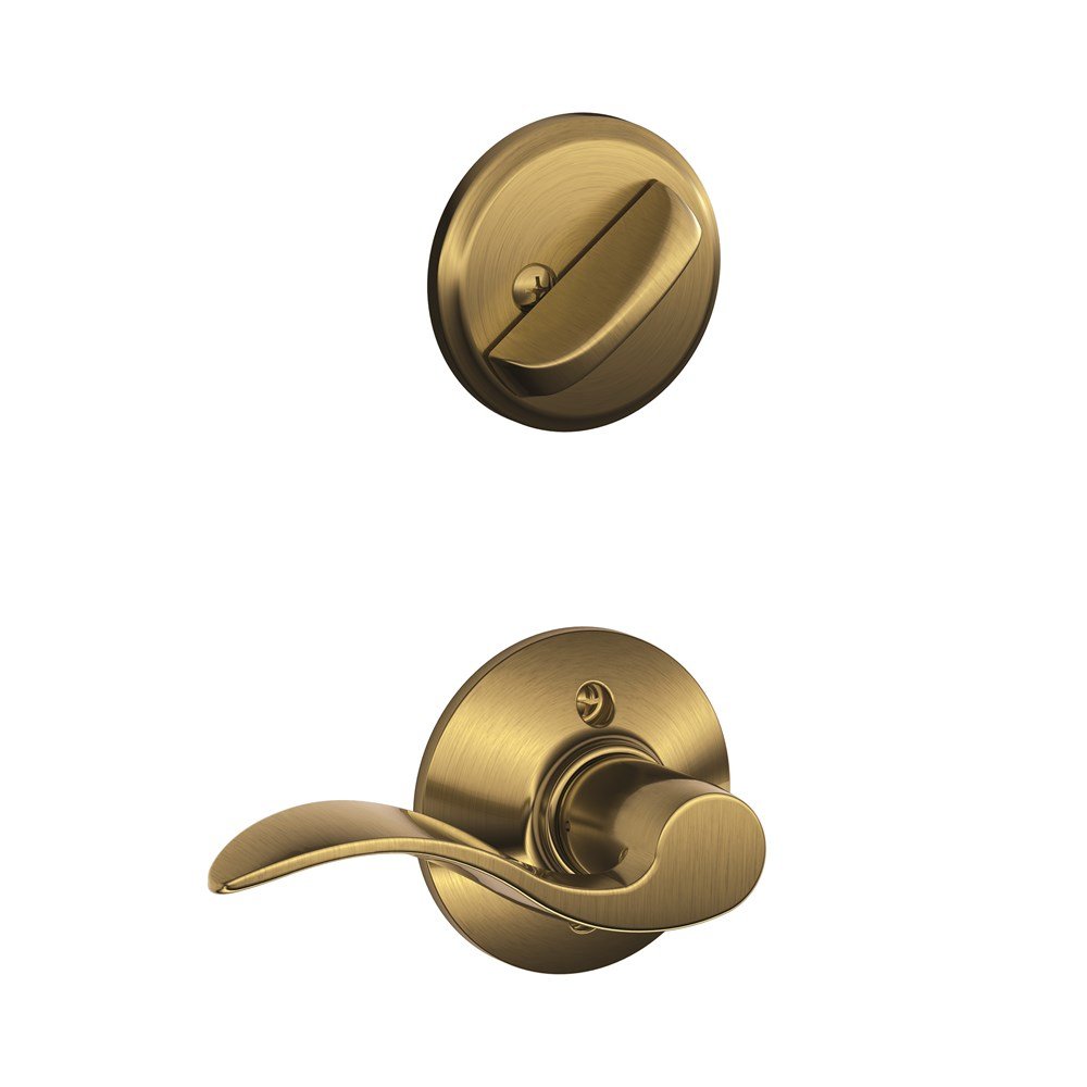 Schlage F59 ACC 609 LH Accent Interior Left-Handed Lever with