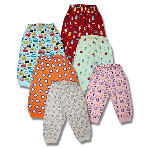 Image of LuvLap Baby Boys & Girls 100% Cotton Pyjama Pack of 6