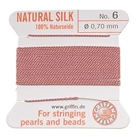 Algopix Similar Product 12 - Griffin Silk Beading Cord  Needle Sz 6
