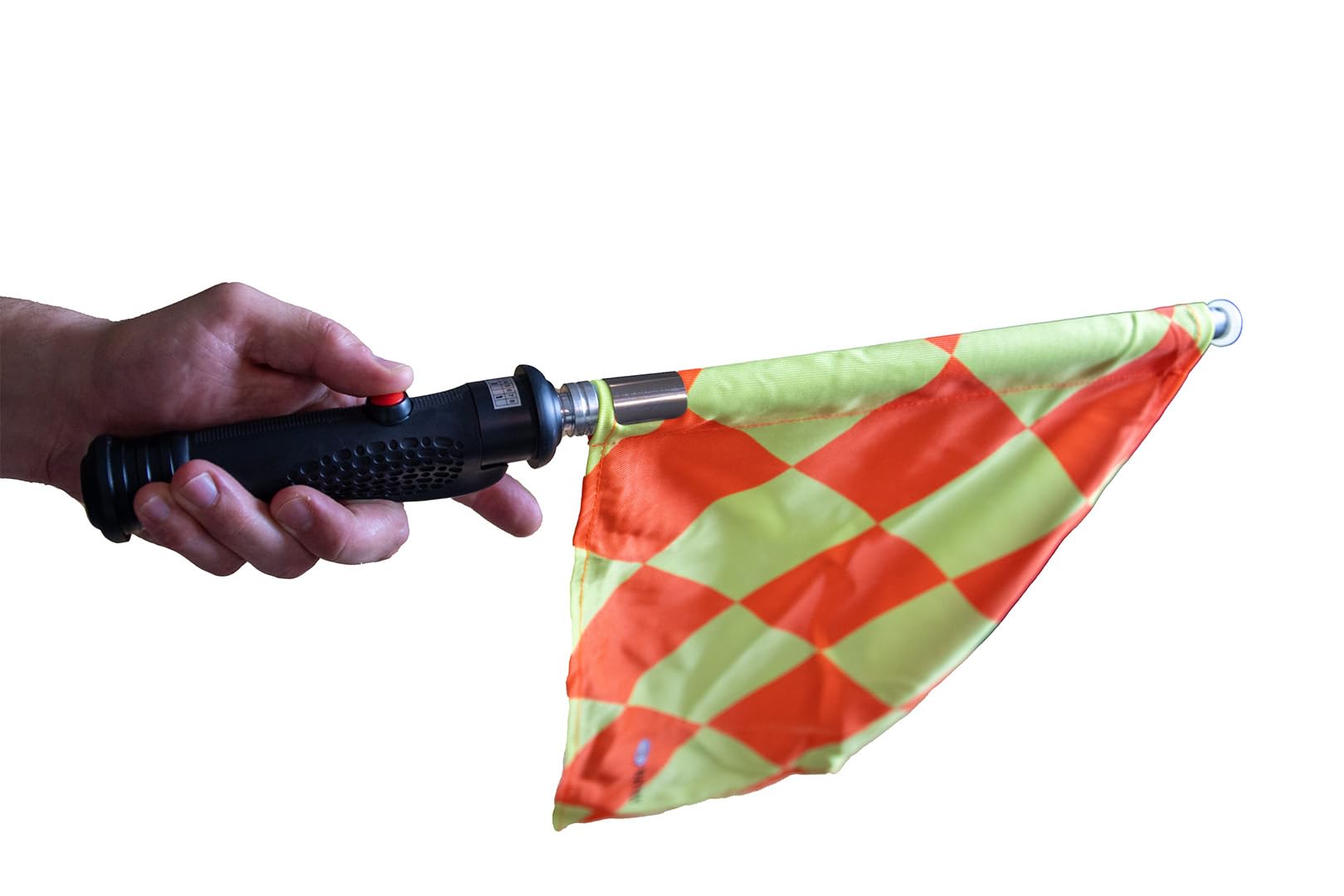 Netsportique Lot de 2 Drapeaux électroniquede Touch - Fanions d’Arbitre Football - Parfait pour Les matchs de Foot Officiels et Les Tournois !