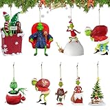 KBIBCK 9 Stück Grin-ch Weihnachtsschmuck,...