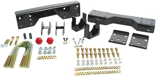 Belltech Kit de elevación abatible de eje trasero de 6 pulgadas para 88-98 GM C1500/2500 STD CAB (6605) - Incluye resortes de hoja, accesorios de
