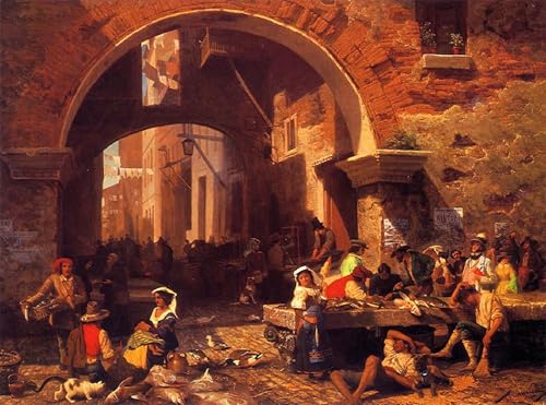 Impression sur toile Albert Bierstadt pour sublimer votre chambre à coucher
