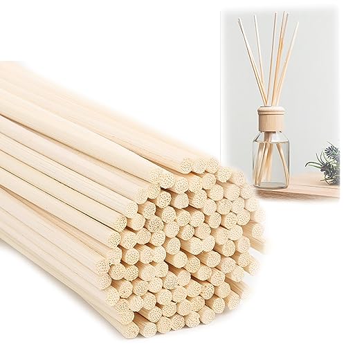 50 Piezas Varillas difusoras de Fibra,Palos Difusores,Reemplazo de Varillas Difusoras de Fragancia de Aceite Esencial,para El Hogar Oficina Dormitorio(25cm*3mm)