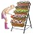 Homdox Vertical Garden Bed, 5 Tiers Vertical Raised Garden Planter, Outdoor Garden Raised Bed with 4 Hooks, Vegetable Flower Planter Raised Stand for Garden Patio Yard