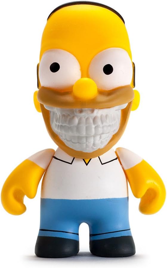 Kidrobot x The Simpsons by Ron English Homer Grin Mini Figure