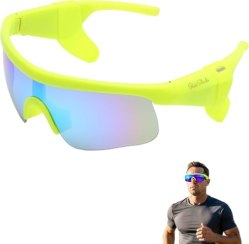Miniatura 19 de Lentes inteligentes para hombres y mujeres, gafas de sol deportivas Bluetooth 5.3 con llamadas manos libres, altavoz de oreja abierta, UV400