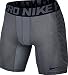Nike Mens Pro 6" Hypercool Compression Shorts Carbon Heather/Black 801222-091 Size Small