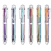favide 22 Pack 0.5mm 6-in-1 Multicolor Ballpoint Pen,6-Color Retractable Ballpoint Pens for Office School Supplies Students Children Gift,Kids Party Favors