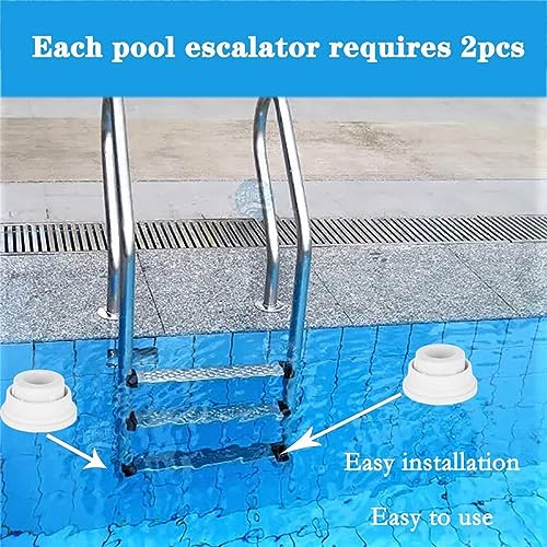 2 Piezas Tapones de Goma para Escalera de Piscina miniatura 6