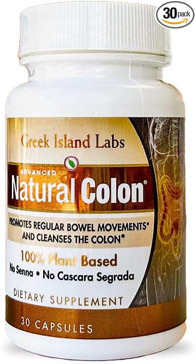 Natural Colon Cleanse Supplements – 30-Day Supply – Gentle Digestive Detox – Helps Reduce Gas, Bloating & Constipation – Supports Healthy Gut Function