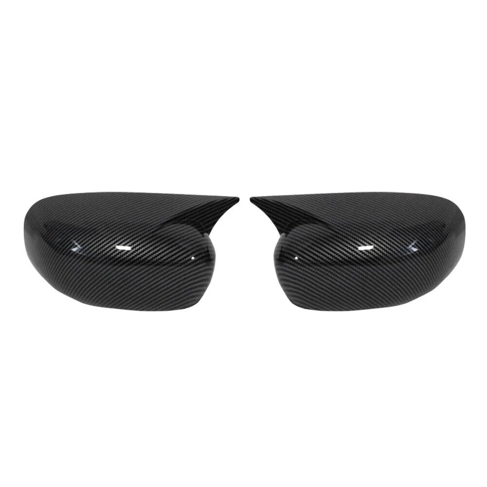 Door Wing Mirror Cover Caps Car Rearview Side Mirror Wing Cap Exterior Door Case Trim Sticker Cover for Dodge for Magnum for Charger 2005 2006 2007 2008 2009 2010(Carbon Look)