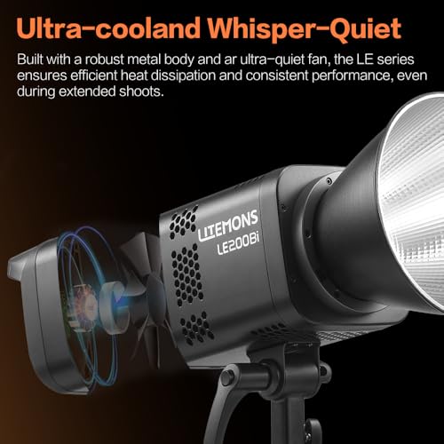 Image of Godox LE200Bi Godox Light Kit 220W Bi-Color LED Video Light