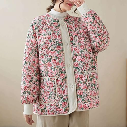 Veste en coton matelassé pour femmes UNeedVog en tissu isolant style casual - 5