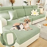 green sofa arm covers 【Super Soft & Stretchy 】Sofa Hero Covers is made of high-stretch fabric, highly inclusive, and has a certain amount of pull Stretching, machine washable, low temperature ironing, no shrinkage, no fading