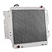 ALLOYWORKS 3 Row Core All Aluminum Radiator For 1987-2006 Jeep Wrangler YJ TJ 2.4L 2.5L 4.0L 4.2L L4 L6 Engine Cooler