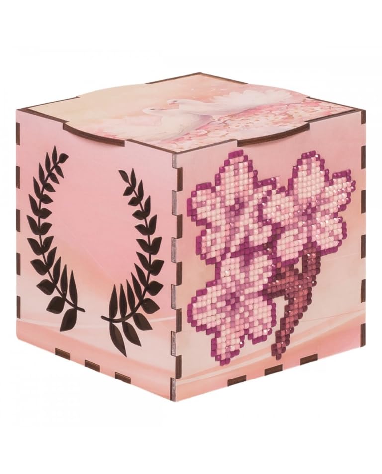 Wizardi Diamond Painting hout Sakura Houten Box