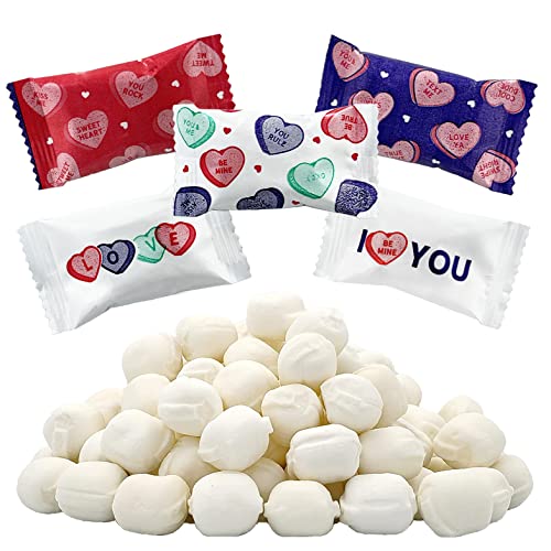 Valentine's Day Buttermints, Mint Candies, After Dinner Mints, Butter Mint Candy, Fat-Free, Kosher Certified, Individually Wrapped (50 Buttermints) #TOP12
