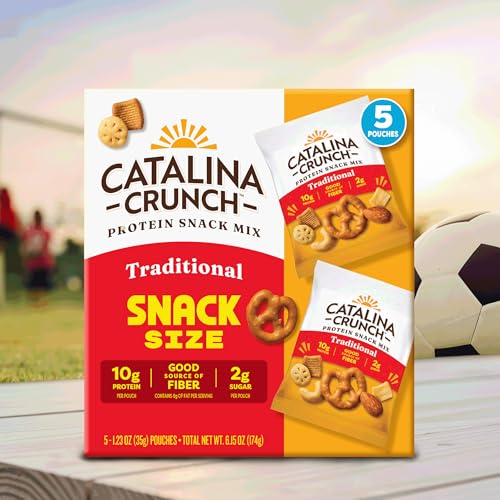 Image of Catalina Crunch Protein Snack Mix, Traditional, 1.23 oz, 5 Count