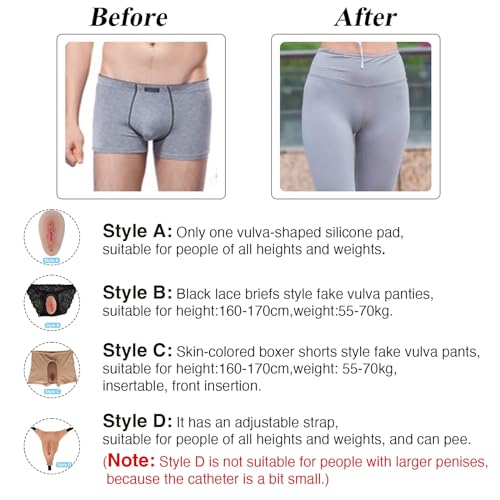 Silicone Mens Hiding Gaff Panty Pads Transgender Crossdressing Pad for Crossdresser Cosplay3