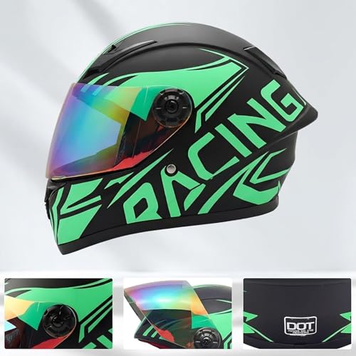 Casco integral de moto para niños cómodo con interior extraíble 3