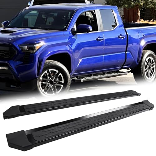 Trumgeta Running Boards Side Steps Fit for 2024 2025 2026 Toyota Tacoma Double Cab with 4 Full-Size Doors, 500 lbs Load Capacity, Easy Bolt-On No-Drill Install