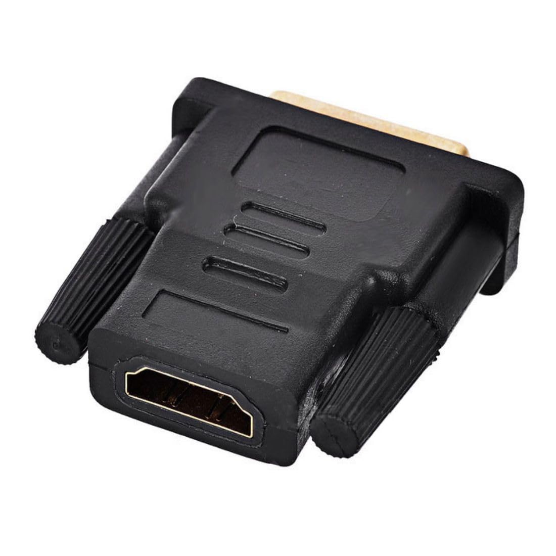 Adaptateur HDMI Vers DVI 90° - Convertisseur Bidirectionnel Plaqué Or Pour PC, TV, Moniteur - Lot De 2