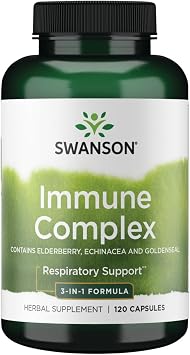 Swanson Herbal Immune Complex 3-in-1 Formula, 120 Capsules