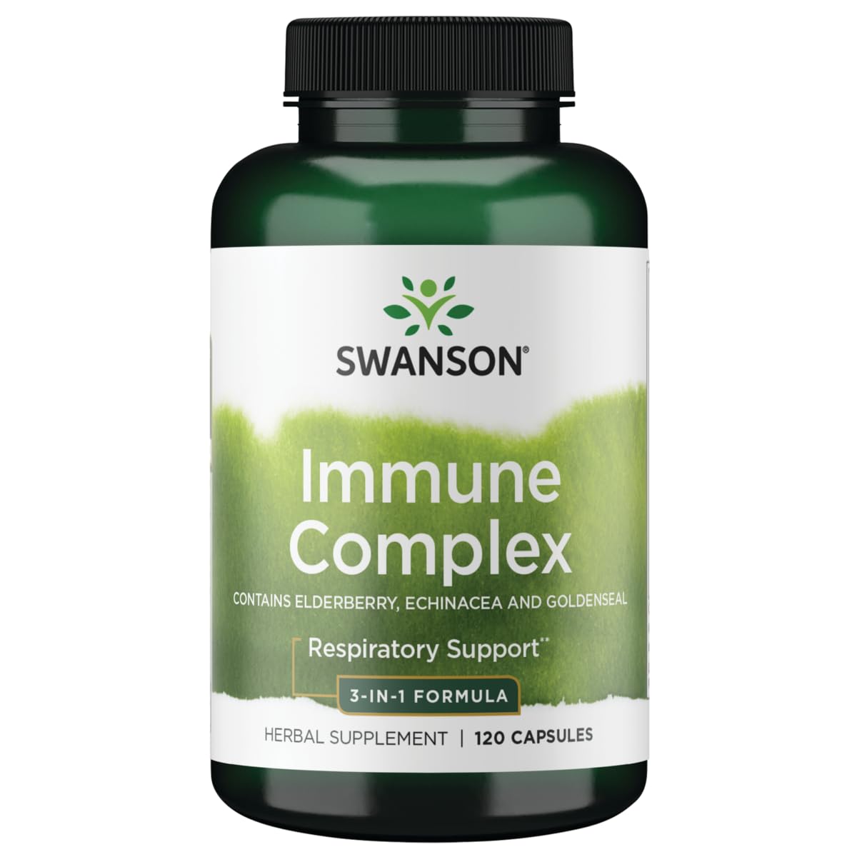 Swanson Herbal Immune Complex 3-in-1 Formula, 120 Capsules