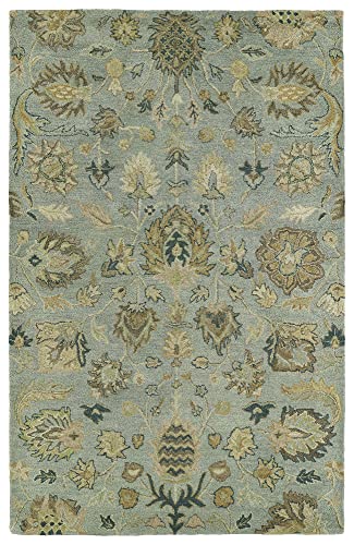 Kaleen Helena Collection Hand Tufted Area Rug, 4' X 6', Spa #TOP9