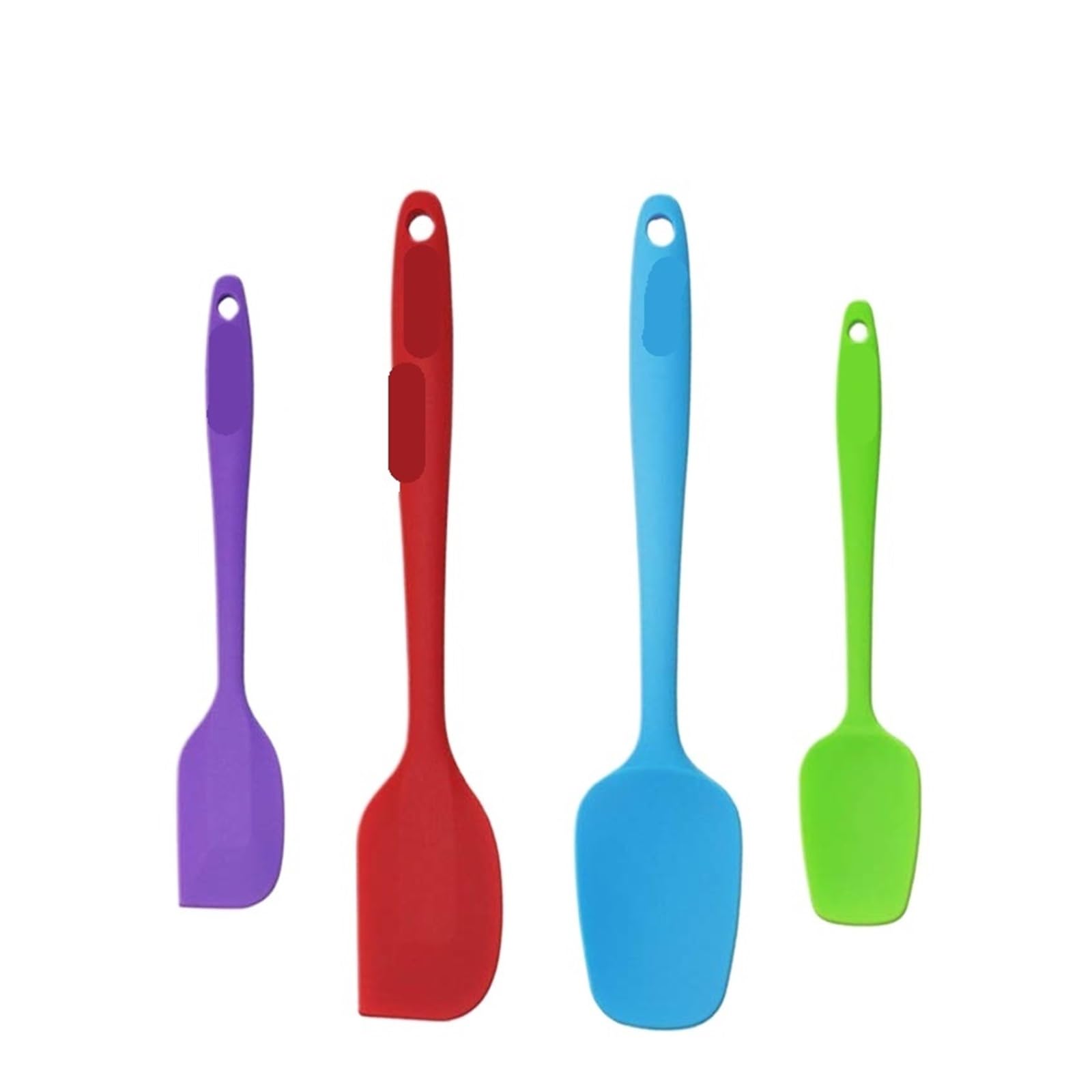 Set di spatole in silicone for cottura al burro antiaderente Spatole e mini raschietti da cucina resistenti calore(A)