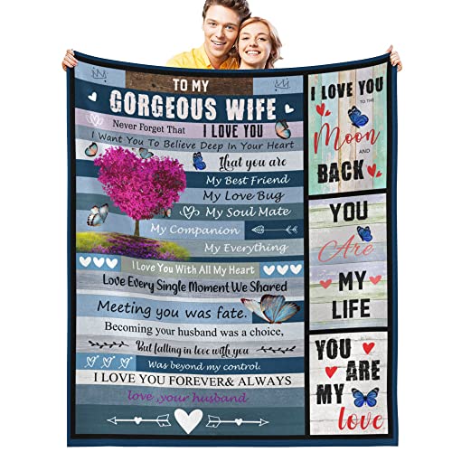 King Dare To My Wife Blanket From Husband Anniversary Birthday Gifts For Wife Romantic Wedding Valentines Gifts For Her Wife Love Gifts Wife Throw Blanket #TOP7