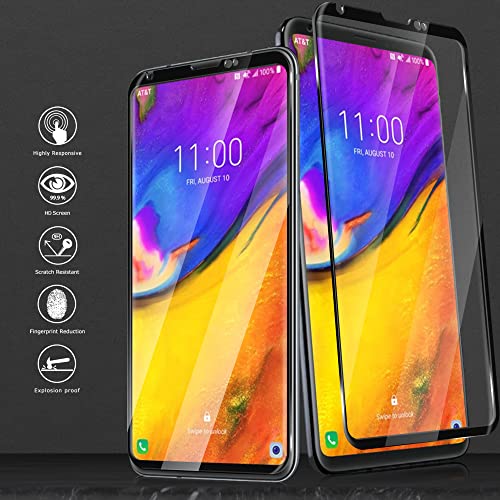 Orzero (1 Pack) For Lg V35 Thinq Tempered Glass Screen Protector, 2.5D Arc Edges 9 Hardness Hd Anti-Scratch (Full-Coverage) (3D Curved Glass) (Lifetime Replacement) #TOP1