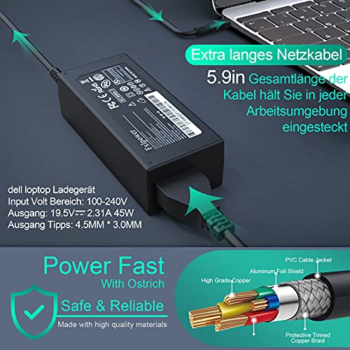 Alimentatore 45w per Dell Vostro, Adattatore