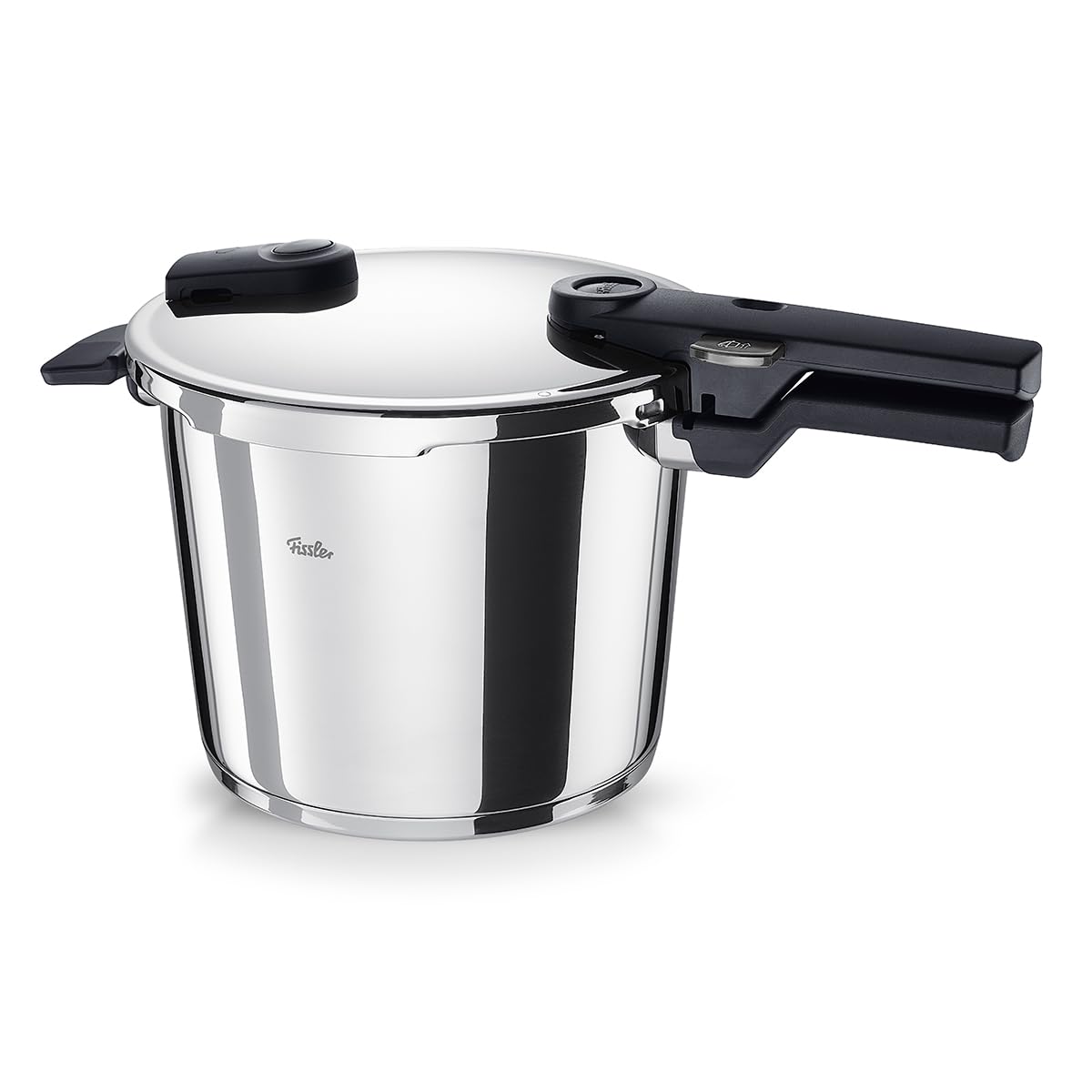Fissler Vitaquick Autocuiseur (6 l, 22 cm) Marmite À Pression En Acier Inoxydable, 2 Niveaux De Cuisson, Fabrication En Allemagne, Compatible Induction