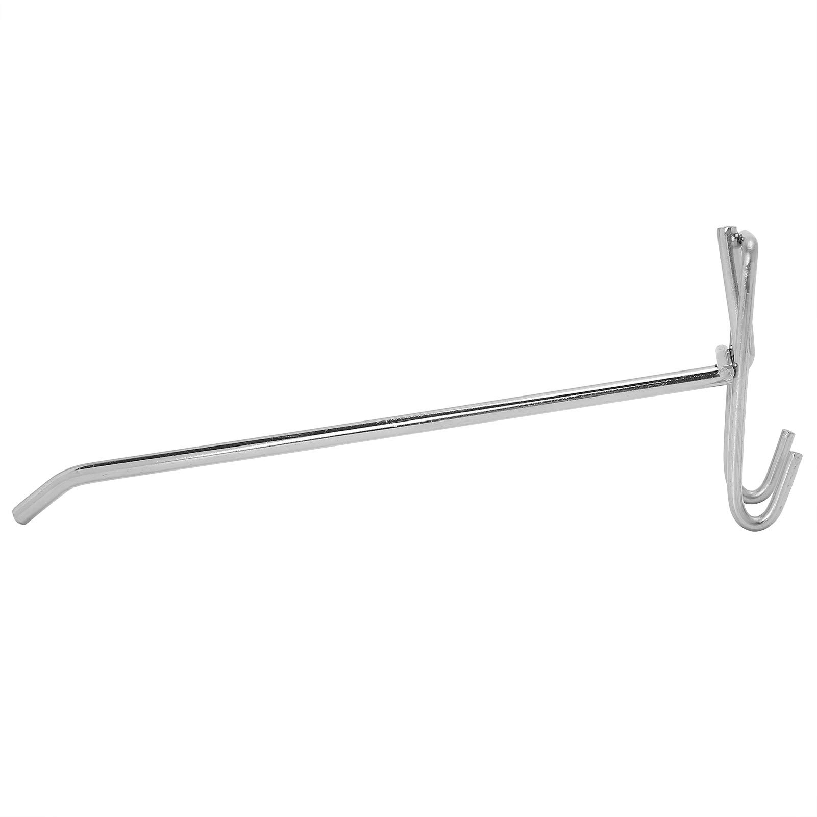 30 Pezzi Ganci per Pannello Forato, Gancio per Griglia per Scaffale in Metallo per Supermercato, Staffa da Parete per Griglia, Gancio per Visualizzazione per Pannello Forato (20cm)