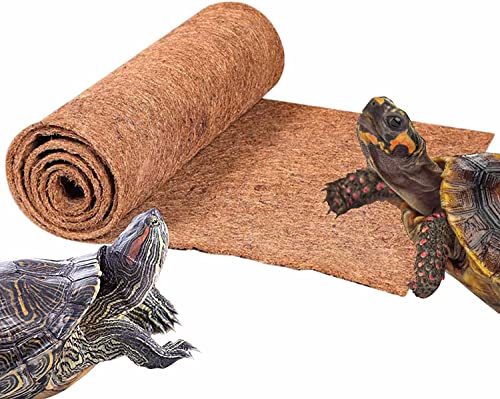 爬虫類 床材 爬虫類 マット ヤシガラマット 爬虫類 ココナッツマット 爬虫類用 ココヤシマット 保温 爬虫類 ケージ装飾 リクガメ 床材 両生類用床材 亀 コオロギ トカゲ カエル 飼育セット 防水性と通気性 洗える かぶとむし マット 厚み1cm 爬虫