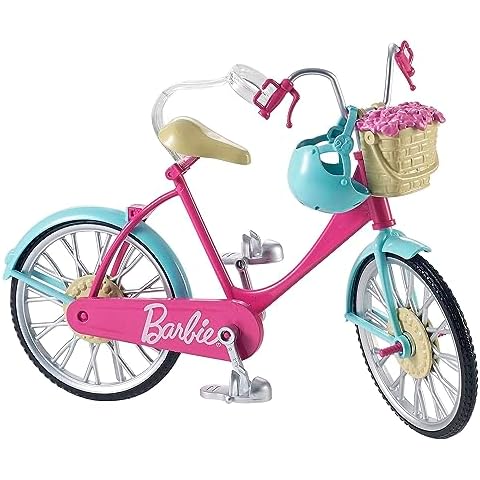 Barbie Bicycle with Basket of Flowers Cover