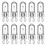 SILKIT G9 Halogen Light Bulbs 40W, No Flickering, Dimmable, 600lm, 2800K, G9 Capsule Bulb, Warm White, 10 Pack