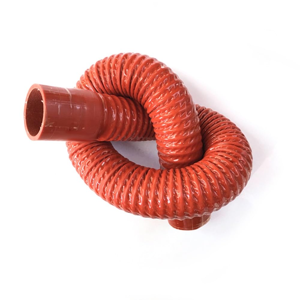 Tubo Flessibile in Silicone Rosso Resistente alle Alte Temperature - Condotto di aspirazione e Scarico Flessibile per Uso automobilistico, Tubo di Raffreddamento e Riscaldamento Freni da 38