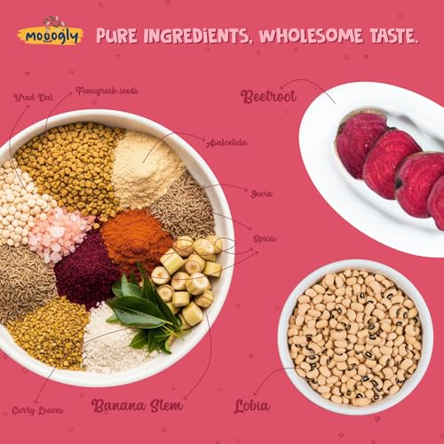Image of Lobia & Beetroot Dosa Mix 200g | Instant Millet Breakfast Premix | High Protein, Fiber & Iron | Gluten Free, Vegan & Preservative Free Nutritious Chilla Mix Healthy for Kids & Adults