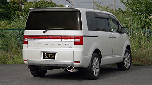 GANADOR (ガナドール) 【ガナドール マフラー】 デリカD:5 クリーンディーゼル 6AT 標準バンパー用 LDA-CV1W (H25/1~) ポリッシュ/シングル GVE-022PO