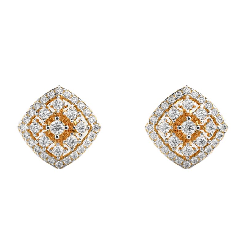 Clous d'oreilles traditionnels en argent 925, le cadeau idéal avec 66 pierres