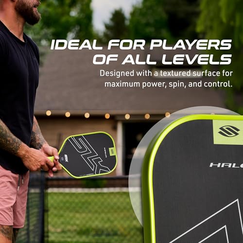 Image of Selkirk Sport SLK Halo Pickleball Paddles | T700 Raw Carbon Fiber Paddle