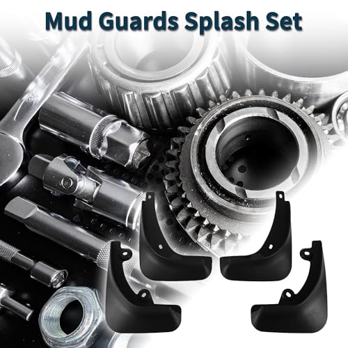Image of Mud Flaps Splash Guards for Skoda Superb 2013-2016 W /Mount Accessories Mud Guards Front and Rear 1 Set
