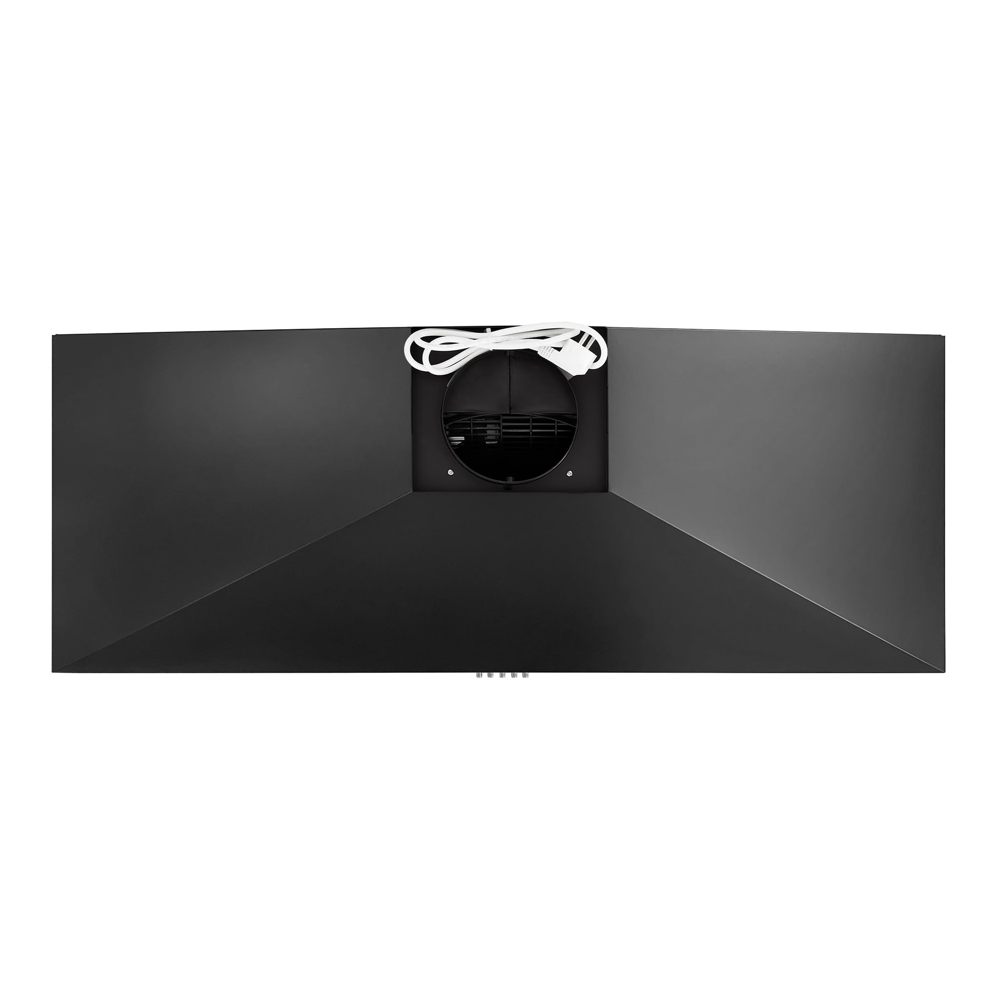 GURARI Hotte murale GCH C 147 BL 120 N - Hotte aspirante - 120 cm - 1000 m³/h - Noir - 3 niveaux