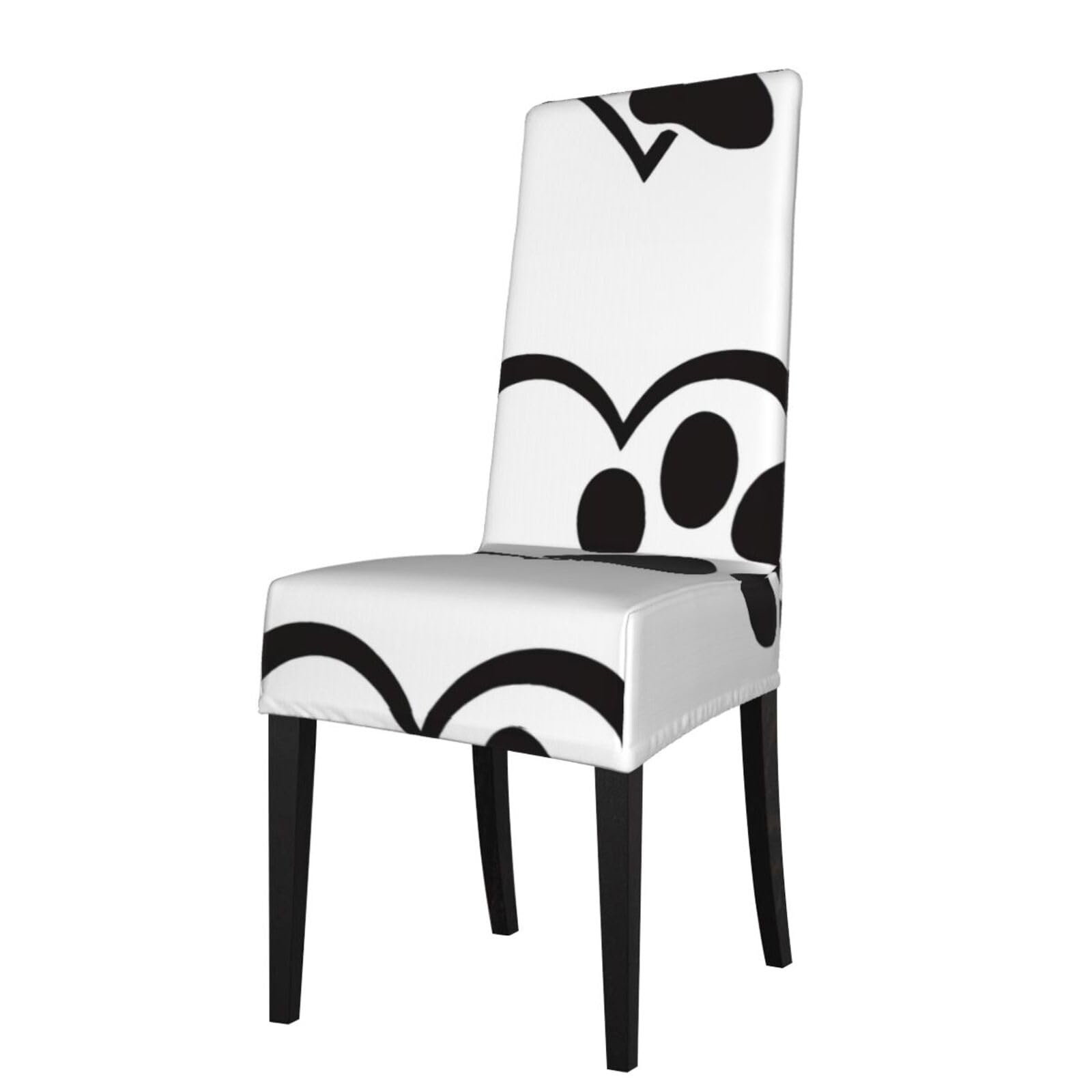 YYHWHJDE Pawprint Prints Protection Cover for Dining Chair – Stretchable Slipcovers for a Refreshing Dining Room Makeover